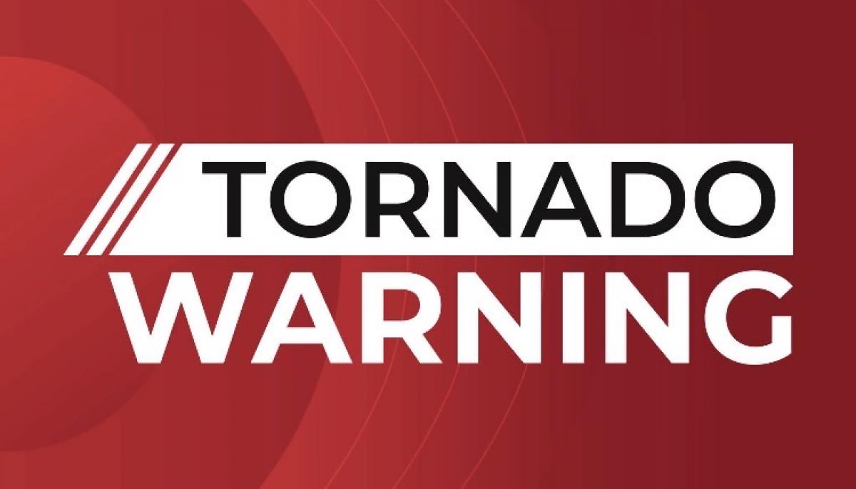 Tornado Warning sign 