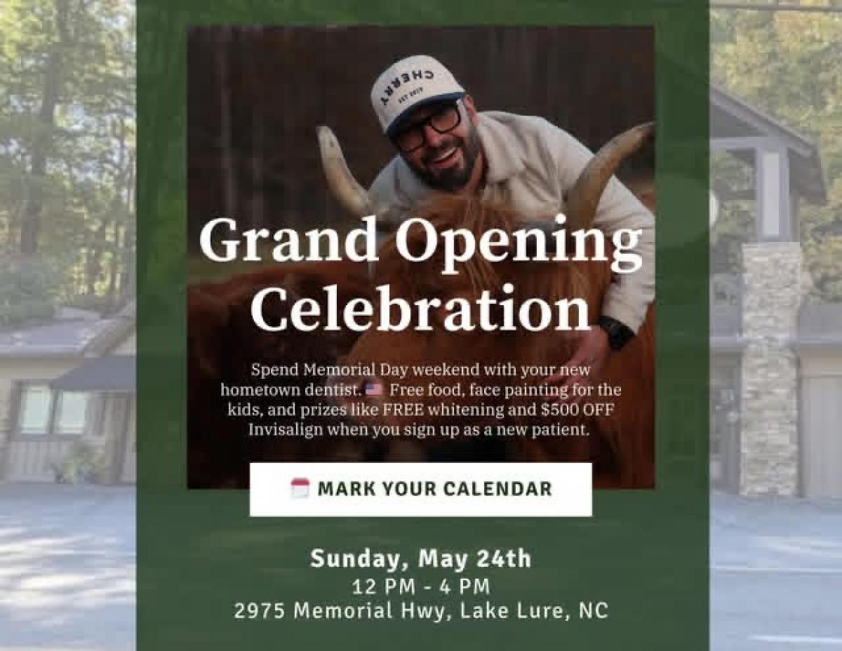 Lake Lure Family DentalOpen House - Sunday, 5/24/26 Lake Lure Family DentalOpen House - Sunday, 5/24/26