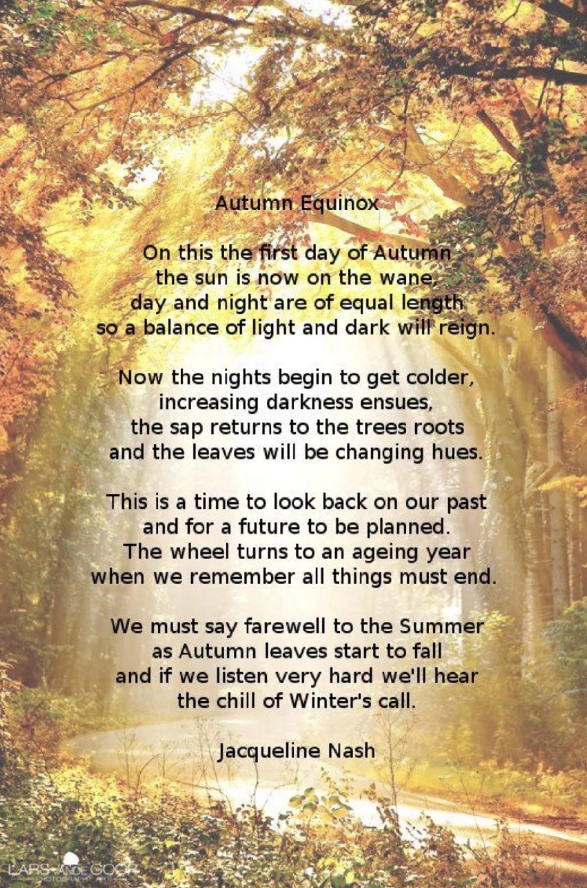 Autumn equinox poem