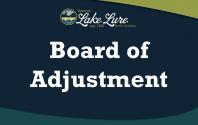 Board of Adjustment Sign