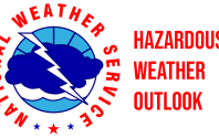 Hazardous Weather Outlook sign