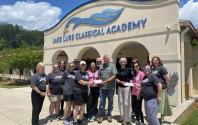 Lake Lure Classical Academy Generous Donation to the Town of Lake Lure and Chimney Rock Village