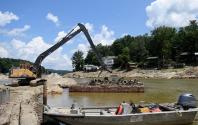 Dredging in Lake Lure