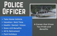 Police Officer Opening Flyer