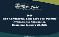 2026 Non-Commercial Lake Lure Boat Permits - Available for Application Beginning 011226