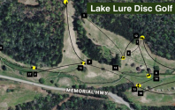 Disc Golf Course Map