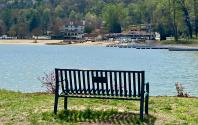 Lake View from Bench Dedicated in the Honor of Mayor Kevin Cooley