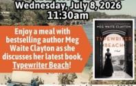 070826 Books and Bites - Meg Waite Clayton - Typewriter Beach