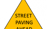 Street Paving Sign