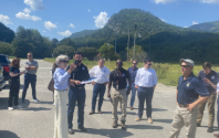 Mayor Pritchett Cameron Hamilton tour Lake Lure