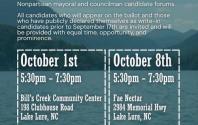 Town of Lake Lure Candidate Forums