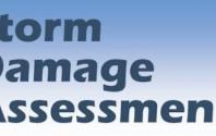 Storm Damage assessment sign