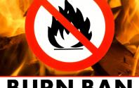   Burn ban sign
