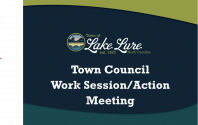 Town Council and Work Session Meeting Sign