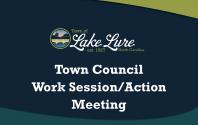Town Council Work Session-Action Meeting Sign